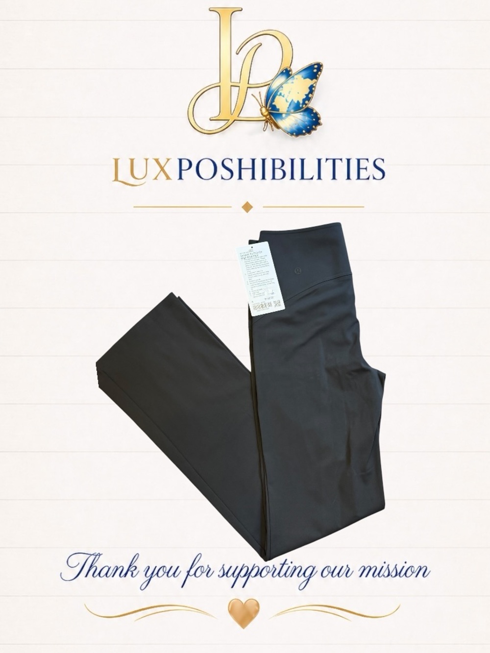 lululemon NWT 8 smooth, fit HR pull on  pants MSRP $159